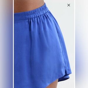 Lunya Washable Silk Shorts Dark Blue